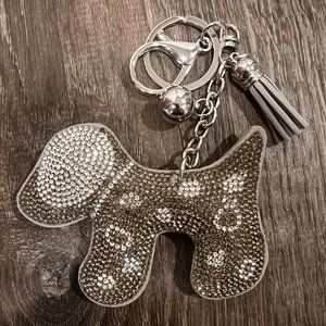 Bling Dog Keycahin with Tassel